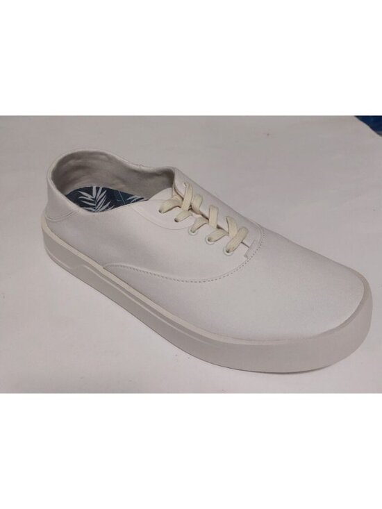 Olukai Tradewind Shoes Mens 10.5 Casual Lace Up Boat Beach Sneakers Off White